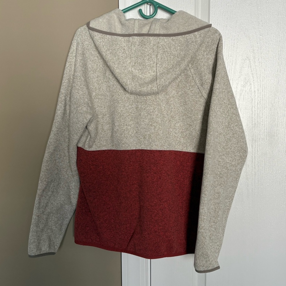 L.L. Bean Women’s Colorblock Cozy Hoodie Sweatshirt. Size Large. - Picture 2 of 4